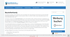 Desktop Screenshot of baustellenhandy.com